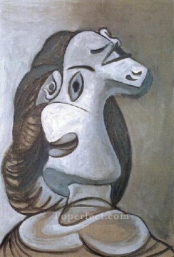 パブロ・ピカソ Painting - 女性の頭 1924 年キュビスト パブロ・ピカソ